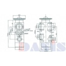840310N AKS DASIS Расширительный клапан, кондиционер