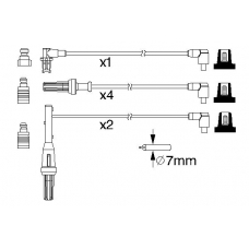 0 986 357 170 BOSCH Комплект проводов зажигания