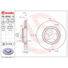 09.B046.10 BREMBO Тормозной диск