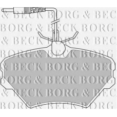 BBP1490 BORG & BECK Комплект тормозных колодок, дисковый тормоз