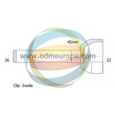 12-300709 ODM-MULTIPARTS Шарнирный комплект, приводной вал