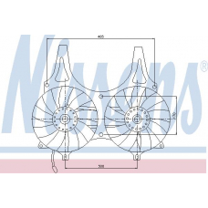 85148 NISSENS Вентилятор, охлаждение двигателя