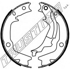 046.222 TRUSTING Комплект тормозных колодок, стояночная тормозная с