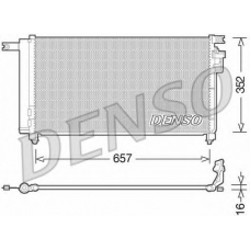 DCN43001 DENSO Конденсатор, кондиционер