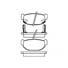 21525 148  0 5 T4067 TEXTAR Колодки тормозные