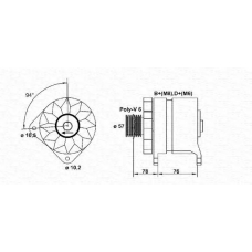 943356520010 MAGNETI MARELLI Генератор