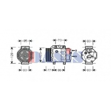 851382N AKS DASIS Компрессор, кондиционер