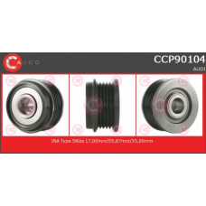 CCP90104 CASCO Ременный шкив, генератор