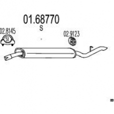 01.68770 MTS Глушитель выхлопных газов конечный