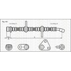 8150 40119 TRISCAN Тормозной шланг