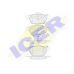 181767 ICER Комплект тормозных колодок, дисковый тормоз