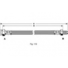 PHB301 TRW Тормозной шланг