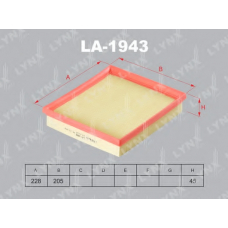 LA-1943 LYNX Фильтр возд. bmw 1,3,4-й серии