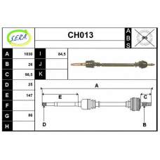 CH013 SERA Приводной вал