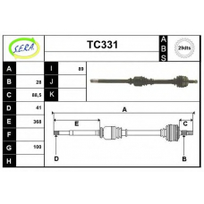 TC331 SERA Приводной вал