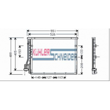 1421501 KUHLER SCHNEIDER Конденсатор, кондиционер