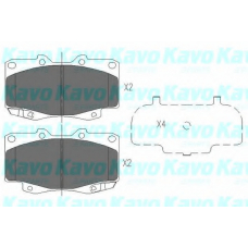 KBP-9096 KAVO PARTS Комплект тормозных колодок, дисковый тормоз