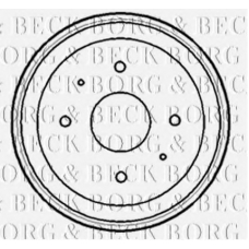 BBR7161 BORG & BECK Тормозной барабан