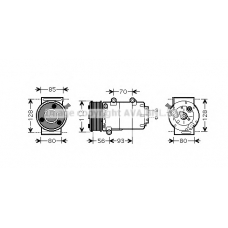 FDK416 Prasco Компрессор, кондиционер