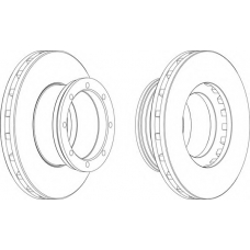 FCR190A FERODO Тормозной диск