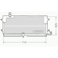 DCN32004 DENSO Конденсатор, кондиционер