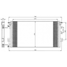 35296 NRF Конденсатор, кондиционер