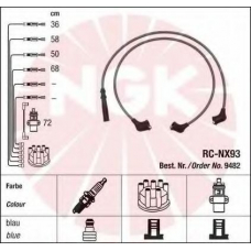 9482 NGK Комплект проводов зажигания