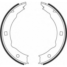 GS8683 TRW Комплект тормозных колодок, стояночная тормозная с