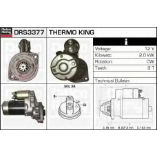 DRS3377 DELCO REMY Стартер