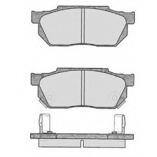 RA.0341.1 RAICAM Комплект тормозных колодок, дисковый тормоз