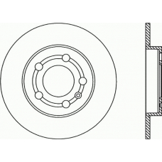 BDR1745.10 OPEN PARTS Тормозной диск