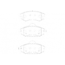 WBP21725A WAGNER LOCKHEED Комплект тормозных колодок, дисковый тормоз