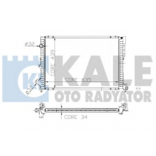 208400 KALE OTO RADYATOR Радиатор, охлаждение двигателя