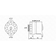 943356645010 MAGNETI MARELLI Генератор