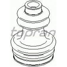 300 828 TOPRAN Пыльник, приводной вал