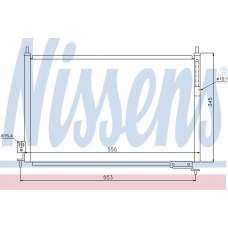 940008 NISSENS Конденсатор, кондиционер