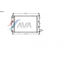 FD2151 AVA Радиатор, охлаждение двигателя