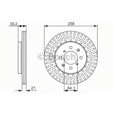 0 986 479 594 BOSCH Тормозной диск