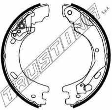 092.313 TRUSTING Комплект тормозных колодок, стояночная тормозная с