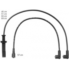 ZEF1027 BERU Комплект проводов зажигания