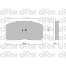 822-089-0 CIFAM Комплект тормозных колодок, дисковый тормоз