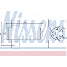95224 NISSENS Осушитель, кондиционер