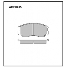 ADB0415 Allied Nippon Тормозные колодки