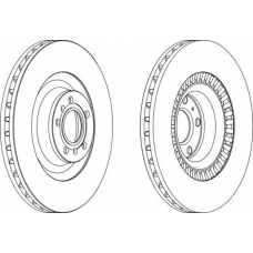 DDF1572-1 FERODO Тормозной диск