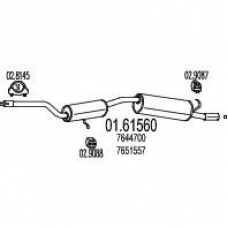 01.61560 MTS Глушитель выхлопных газов конечный