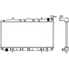 3341-1018 SAKURA  Automotive Радиатор, охлаждение двигателя