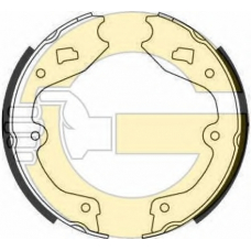 5162351 GIRLING Комплект тормозных колодок, стояночная тормозная с