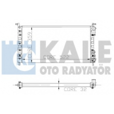 102400 KALE OTO RADYATOR Радиатор, охлаждение двигателя