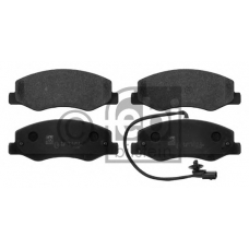 16819 FEBI Комплект тормозных колодок, дисковый тормоз