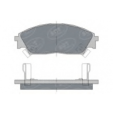 SP 238 PR SCT Комплект тормозных колодок, дисковый тормоз